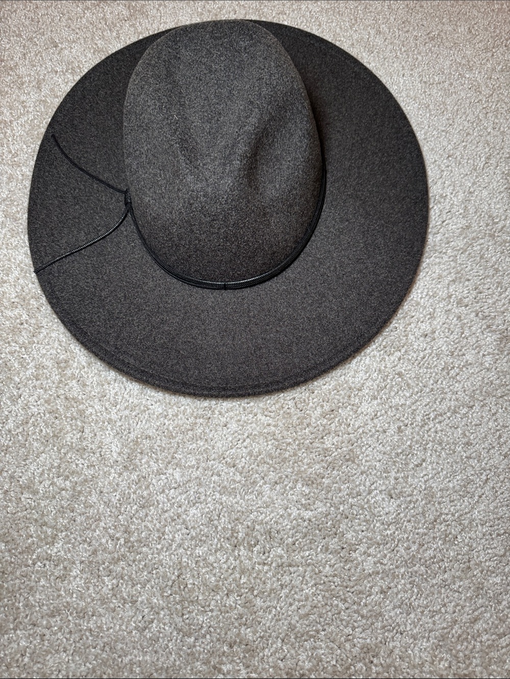 a new day Gray Felt Wide-Brim Hat